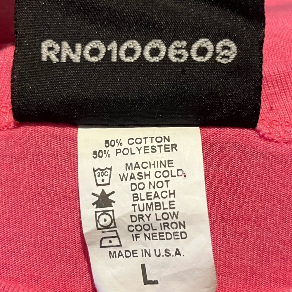 Junk Food La Vie Boheme (The Bohemian Life) Face Pink Shirt Size Small - Picture 7 of 7